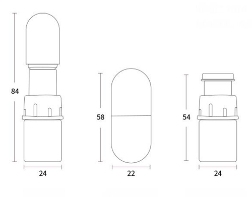 customized 5ml mother and son moudle vials lyophilized powder mixing vials 05